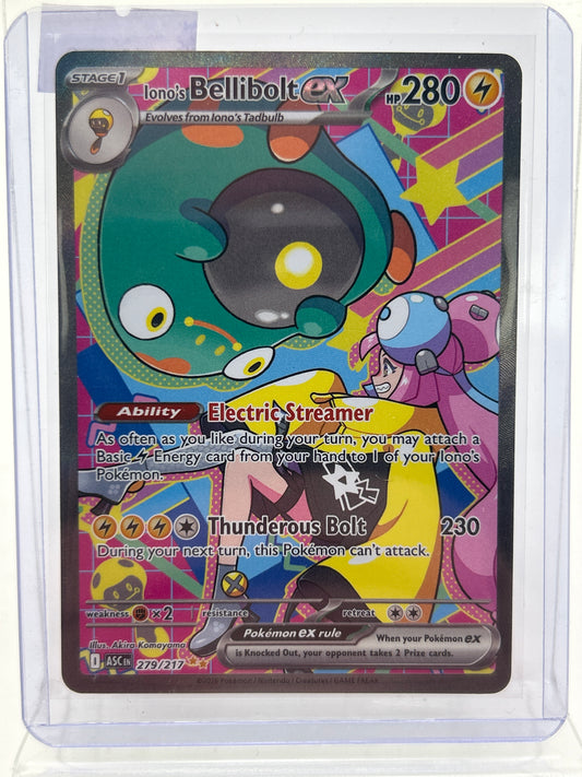 Pokémon TCG Ascended Heroes Iono's Bellibolt Ex 279/217 Holo English