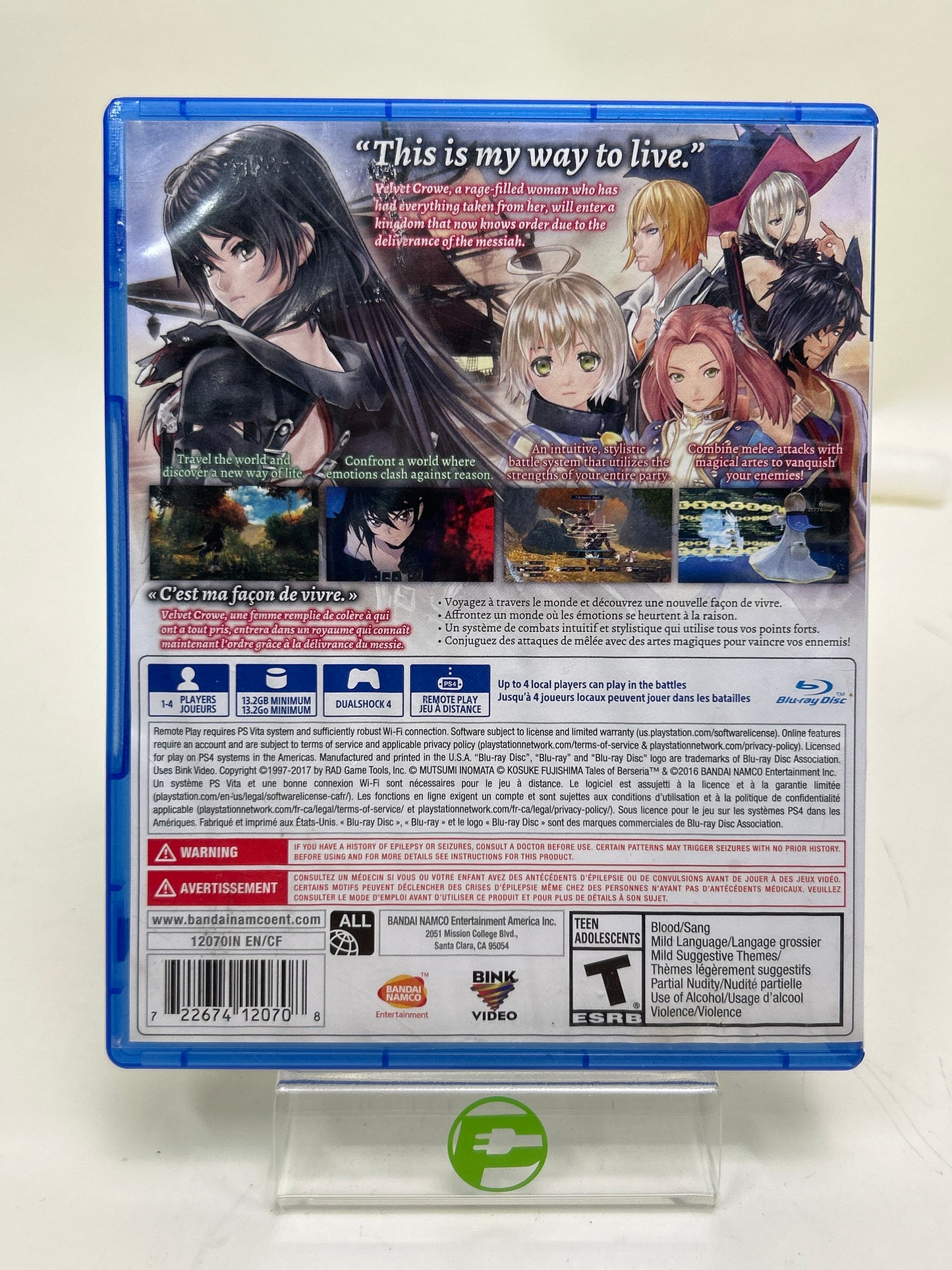 Tales of Berseria (Sony PlayStation 4 PS4, 2017)