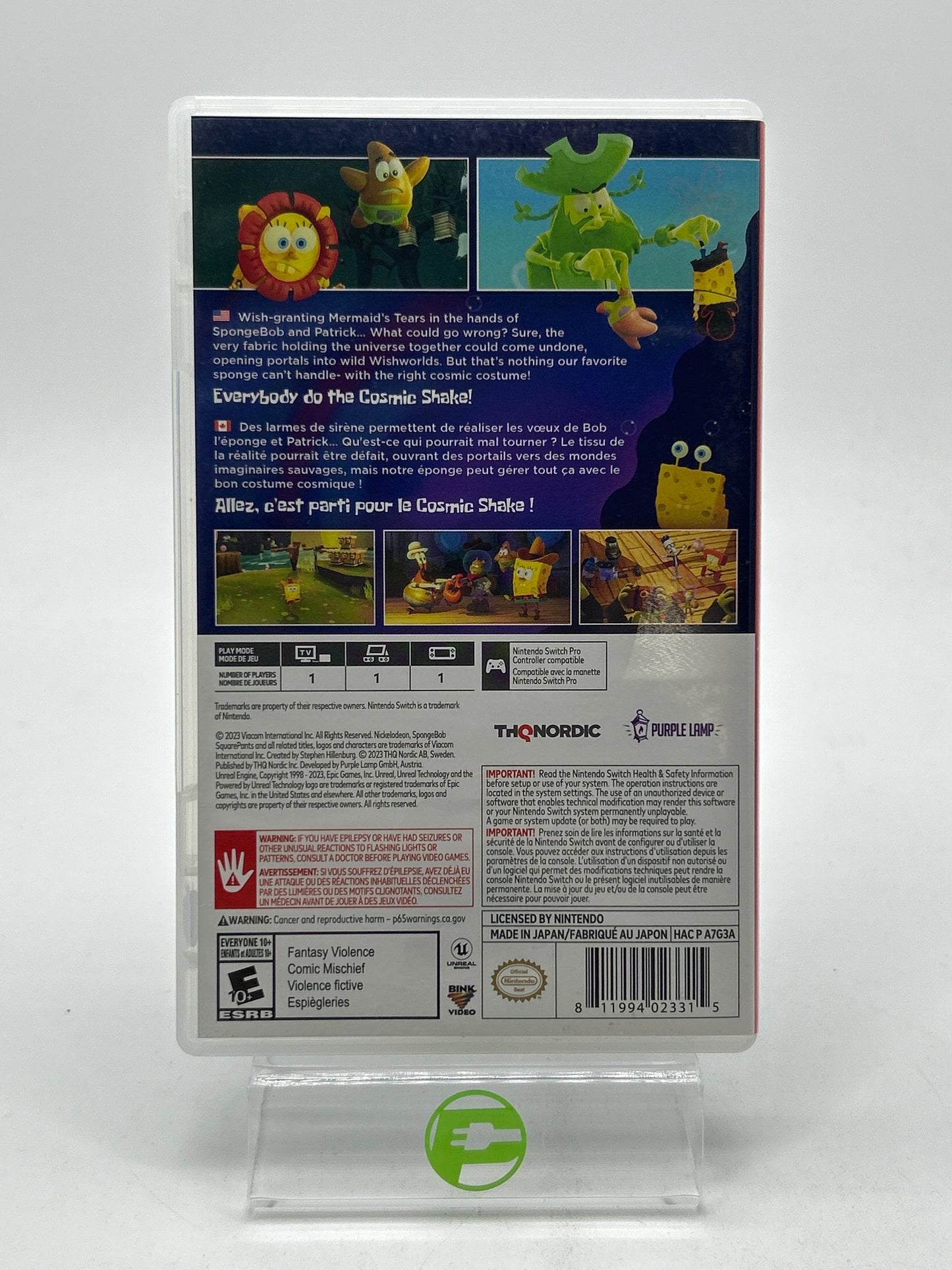 Spongebob Squarepants: The Cosmic Shake (Nintendo Switch, 2023)