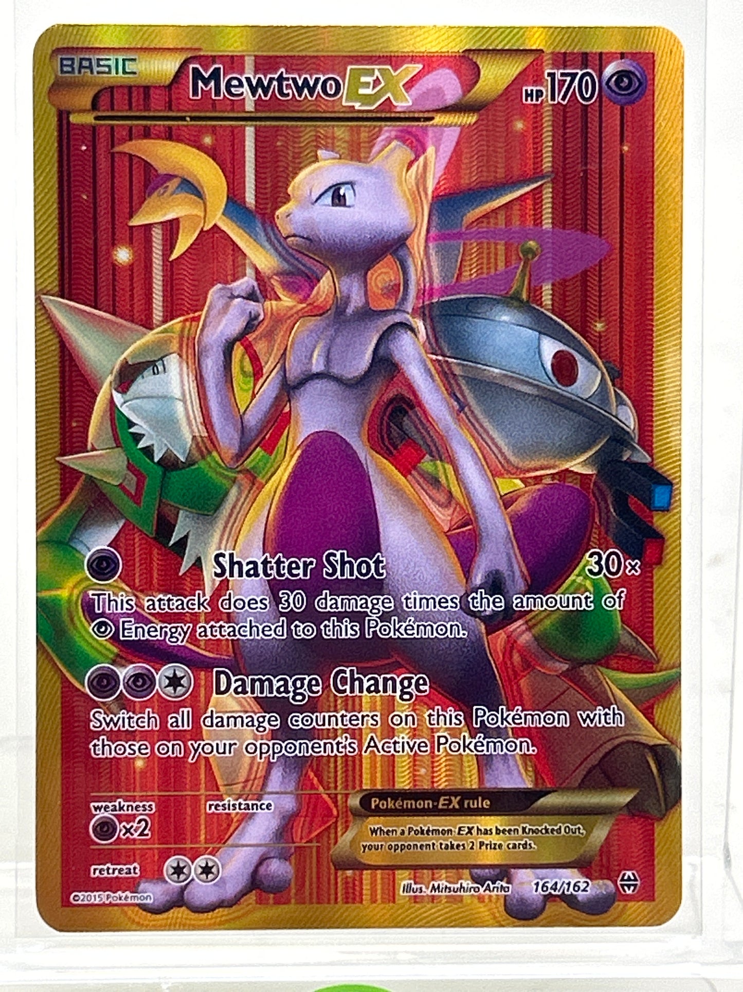 Pokémon TCG XY-BREAKthrough Mewtwo EX 164 English