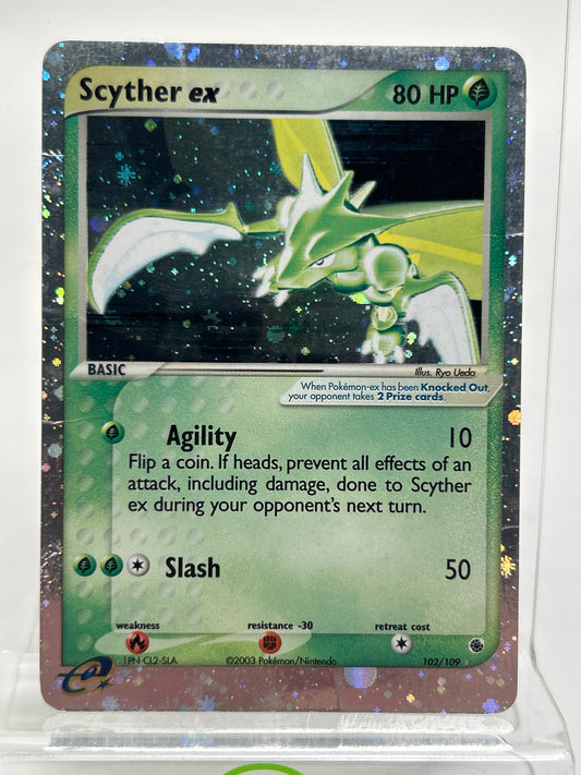 Pokémon TCG Ruby and Sapphire Scyther 109 Holo English