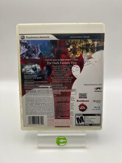 Dragon Age: Origins (Sony PlayStation 3 PS3, 2009)