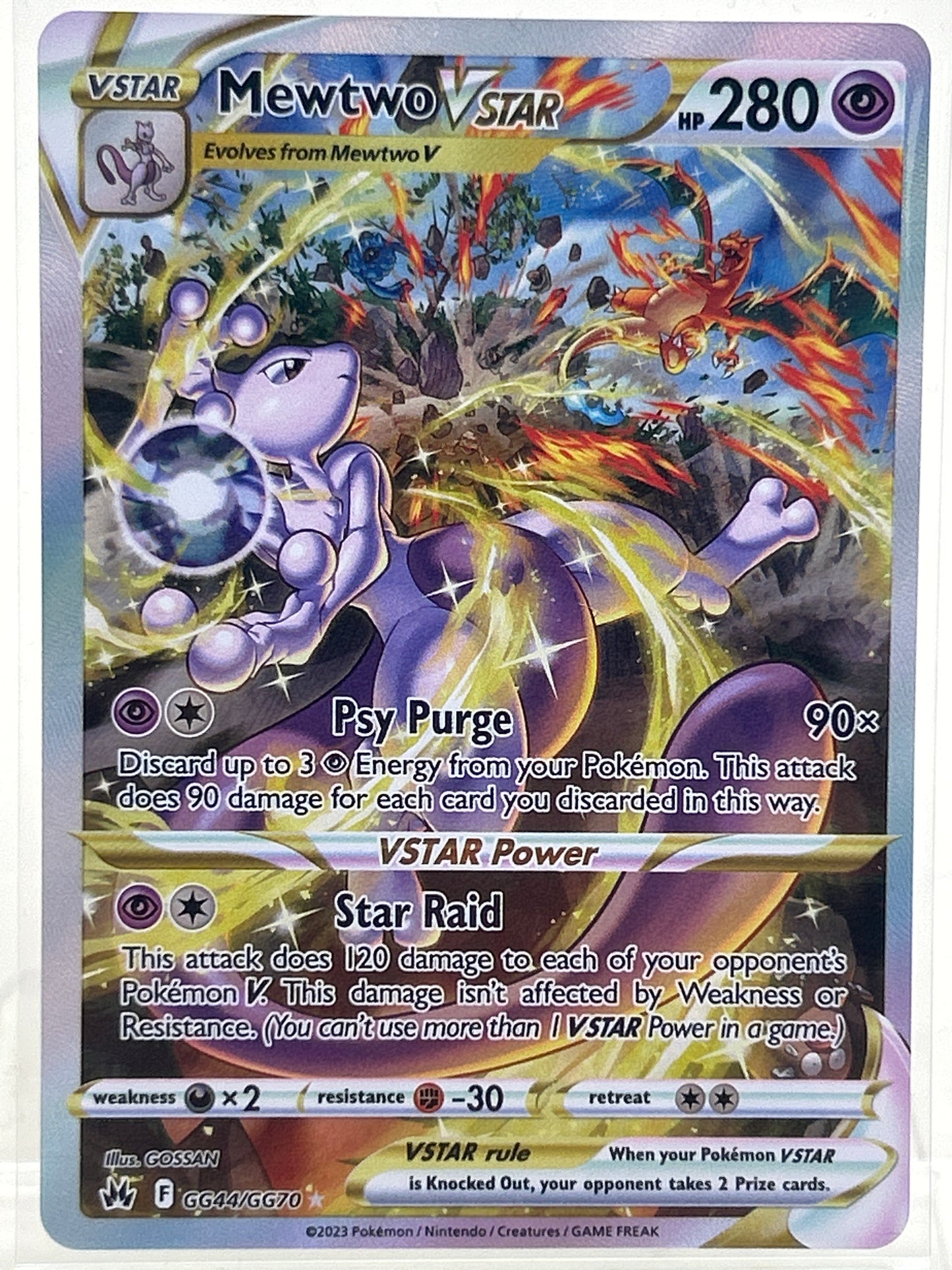 Pokémon TCG Crown Zenith Mewtwo VSTAR GG44 English