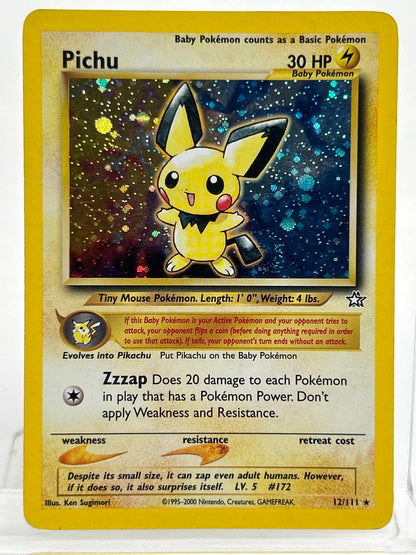 Pokémon TCG Neo Genesis Pichu 12/111 Holo English