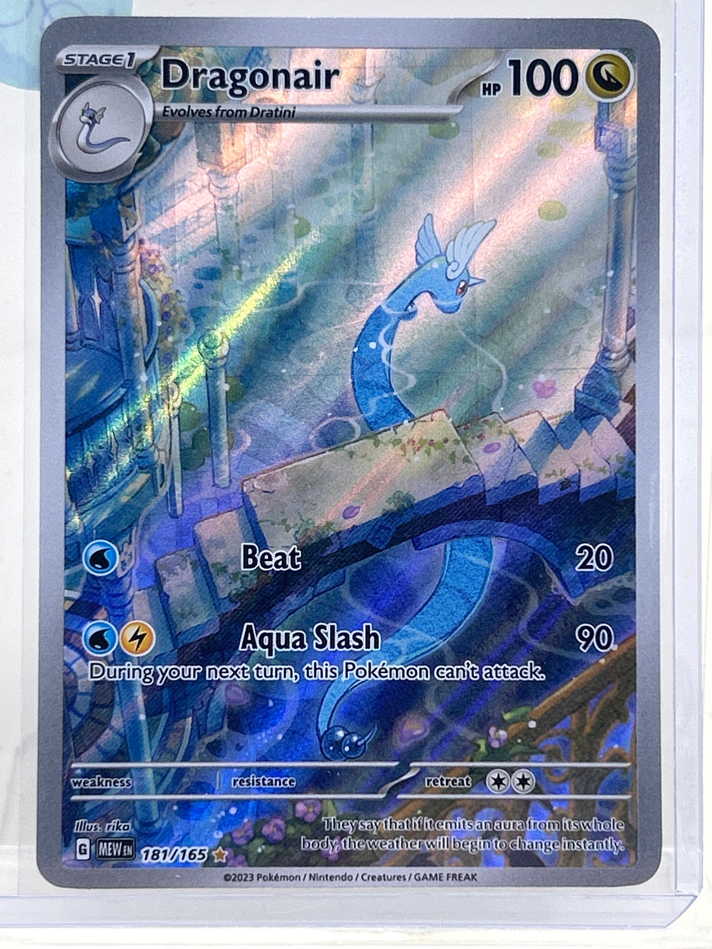 Pokémon TCG Scarlet & Violet: 151 Dragonair 181/165 English