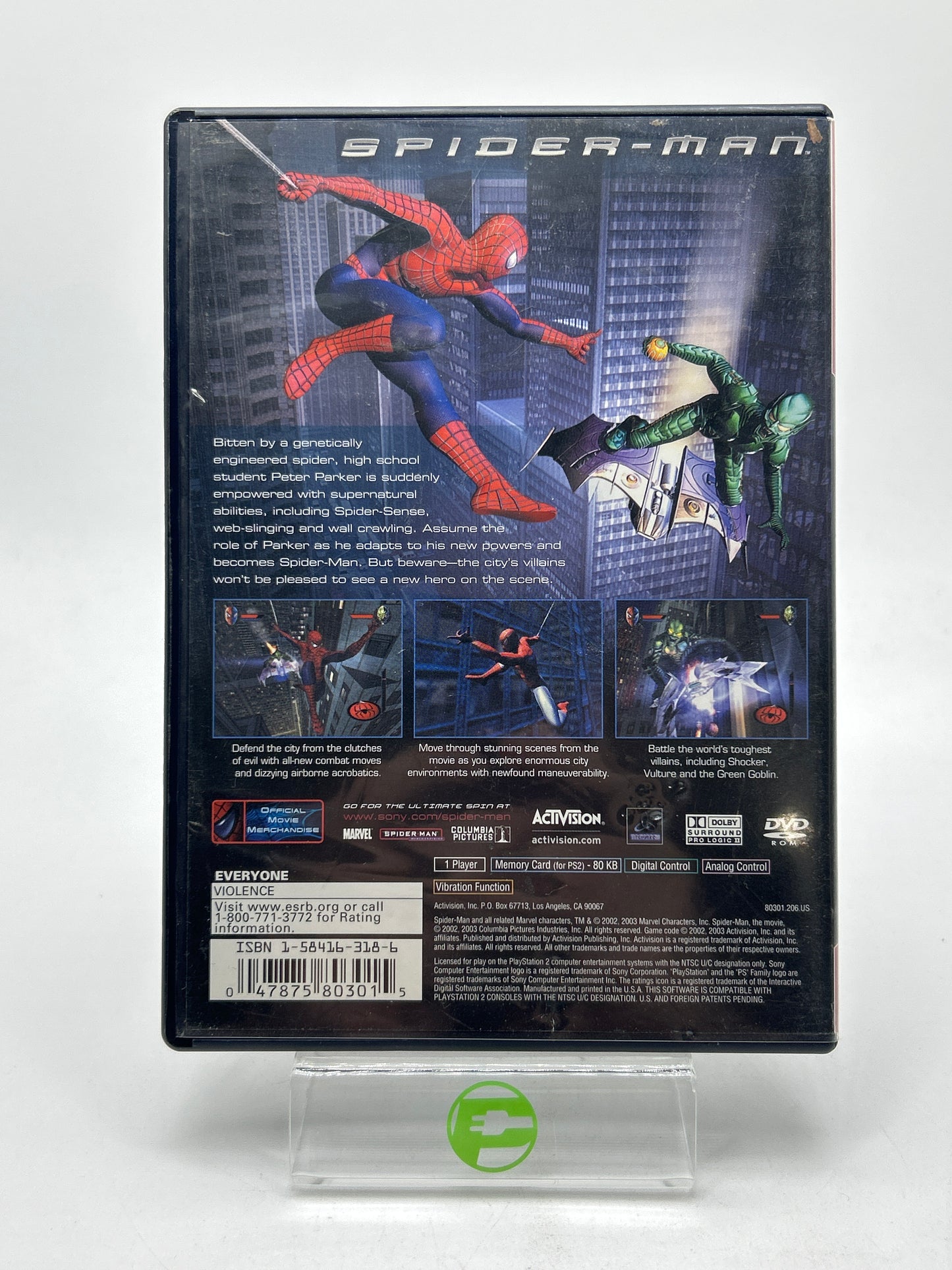Spiderman [Greatest Hits] (Sony PlayStation 2 PS2, 2002)