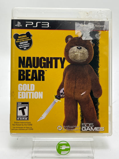 Naughty Bear: Gold Edition (Sony PlayStation 3 PS3, 2011)