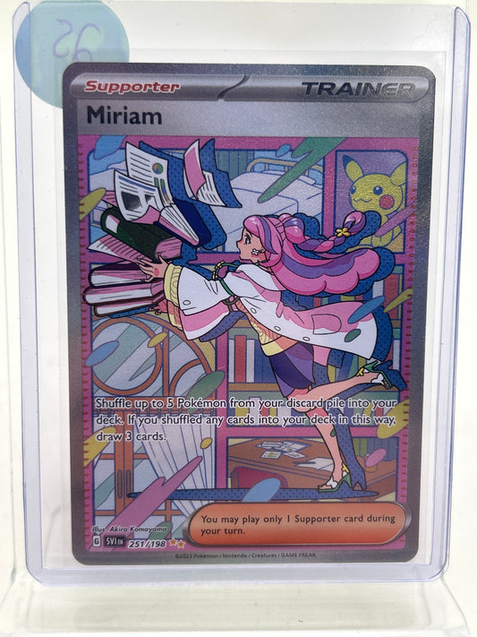 Pokémon TCG Scarlet & Violet Miriam 251/198 English