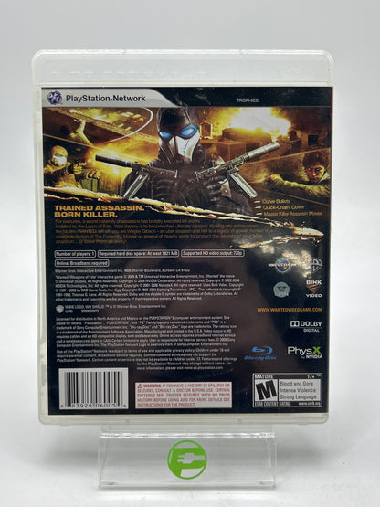 Wanted: Weapons of Fate (Sony PlayStation 3 PS3, 2009)