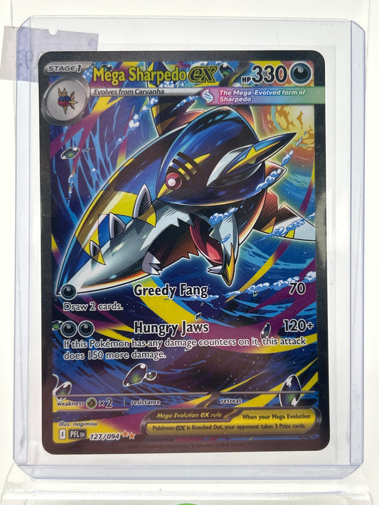 Pokémon TCG Phantasmal Flames Mega Sharpedo EX 127 English