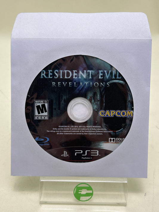 Resident Evil Revelations (Sony PlayStation 3 PS3, 2013) Disc Only