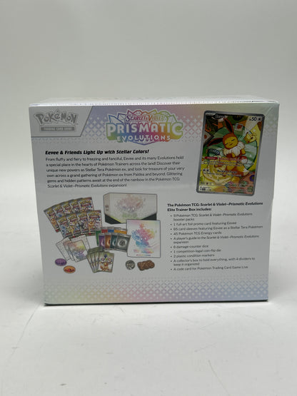 New Pokémon TCG Prismatic Evolutions Elite Trainer Box