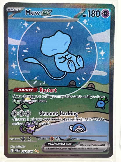Pokémon TCG Paldean Fates Mew EX 232 English