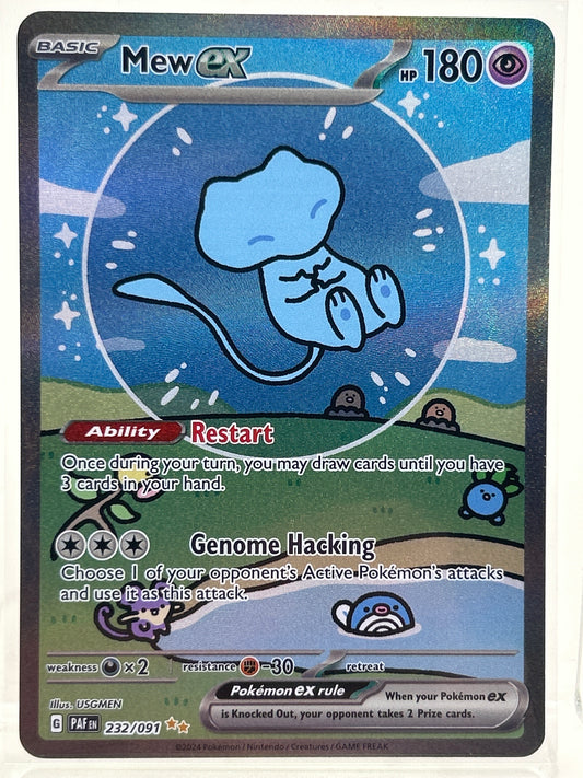 Pokémon TCG Paldean Fates Mew EX 232 English
