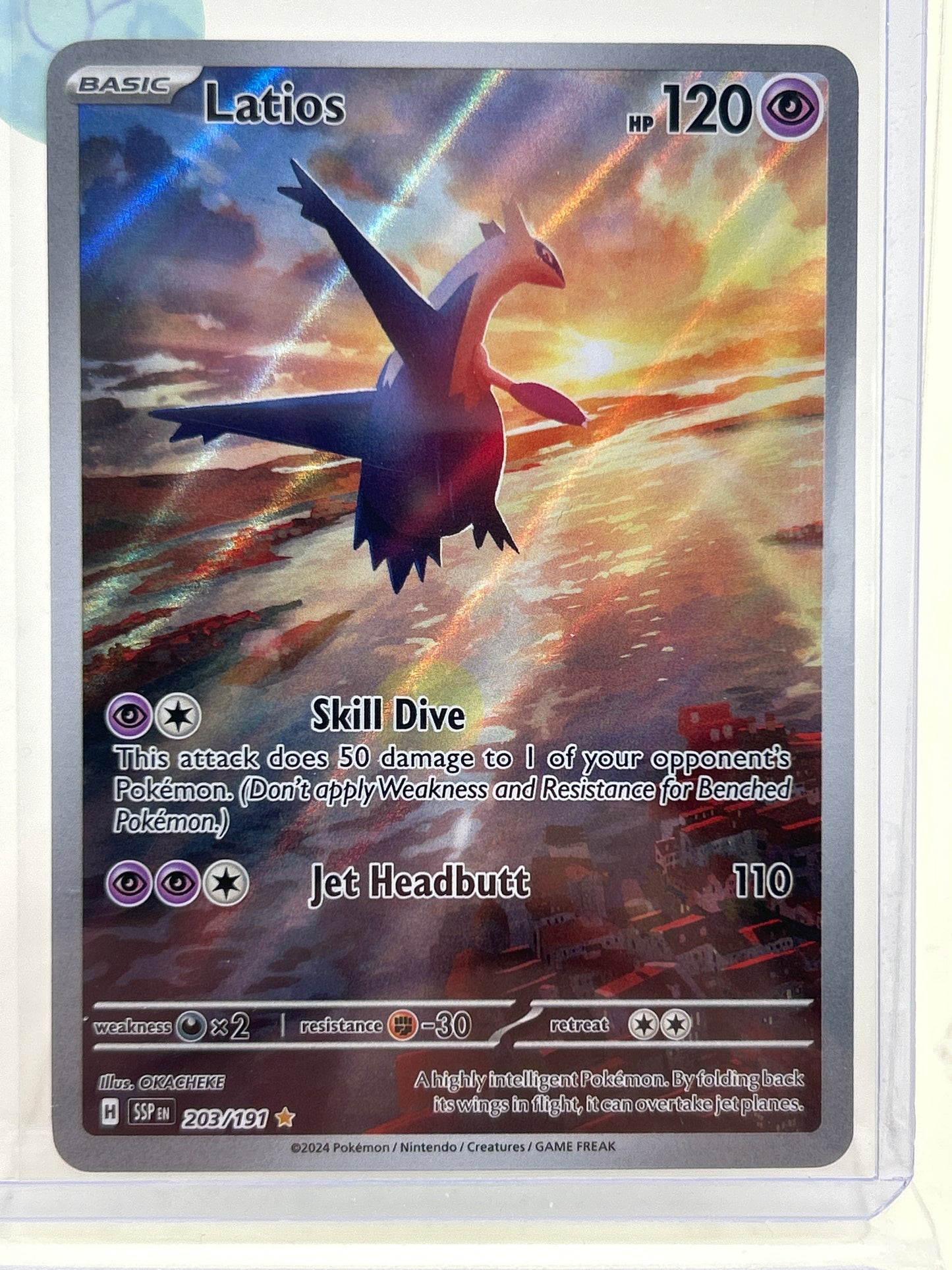 Pokémon TCG Surging Sparks Latios 203 English