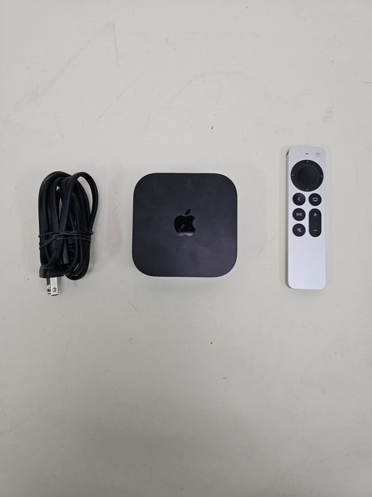 Apple TV 4K 3rd Gen 64GB Digital HD Media Streamer  MN893LL/A. WiFi + Ethernet
