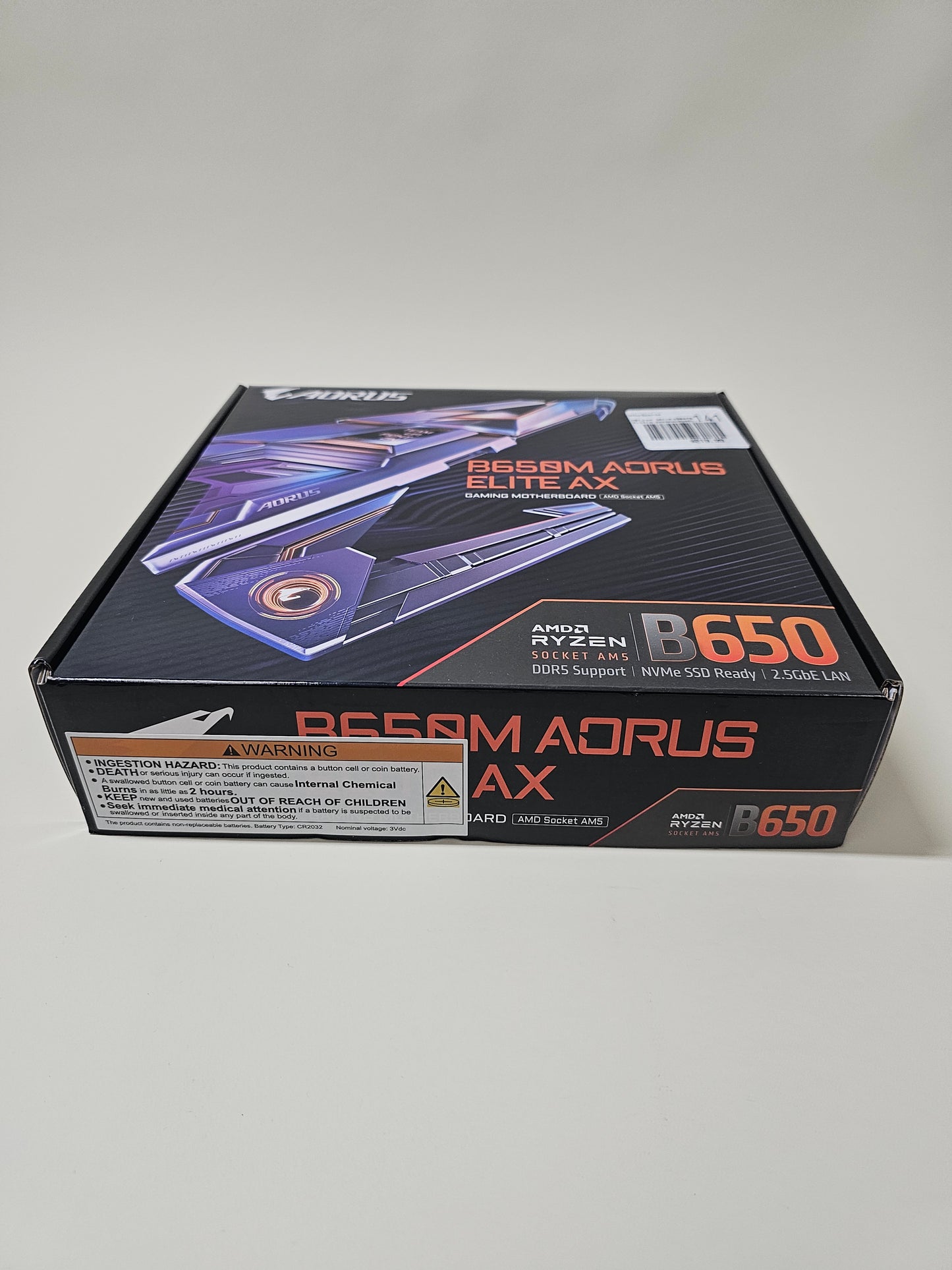 New GIGABYTE Aorus B650M Elite AX AM5 ATX