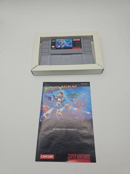 Mega Man X  (Super Nintendo SNES,  1993) CIB
