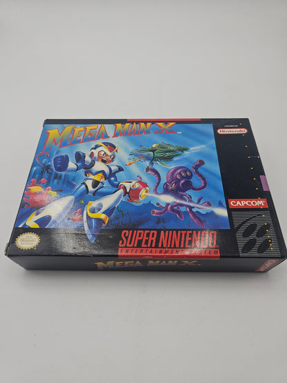Mega Man X  (Super Nintendo SNES,  1993) CIB