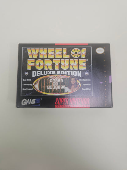 Wheel of Fortune Deluxe Edition (Super Nintendo SNES, 1994)