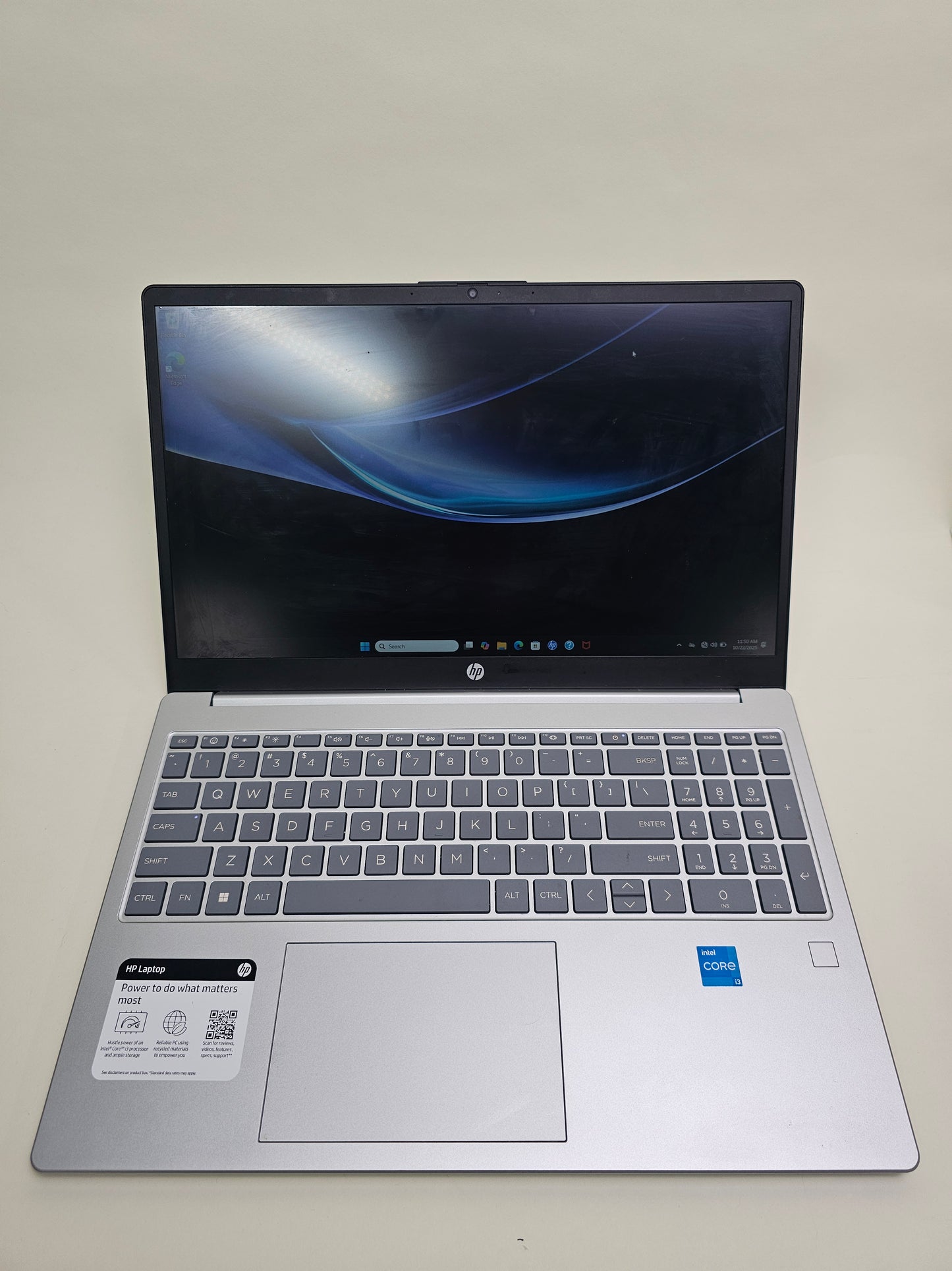 HP Laptop 15-FD0131WM 15.6" i3-N305 1.8GHz 8GB RAM 256GB SSD