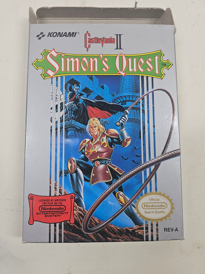 Castlevania II Simon's Quest  (Nintendo NES,  1988) CIB