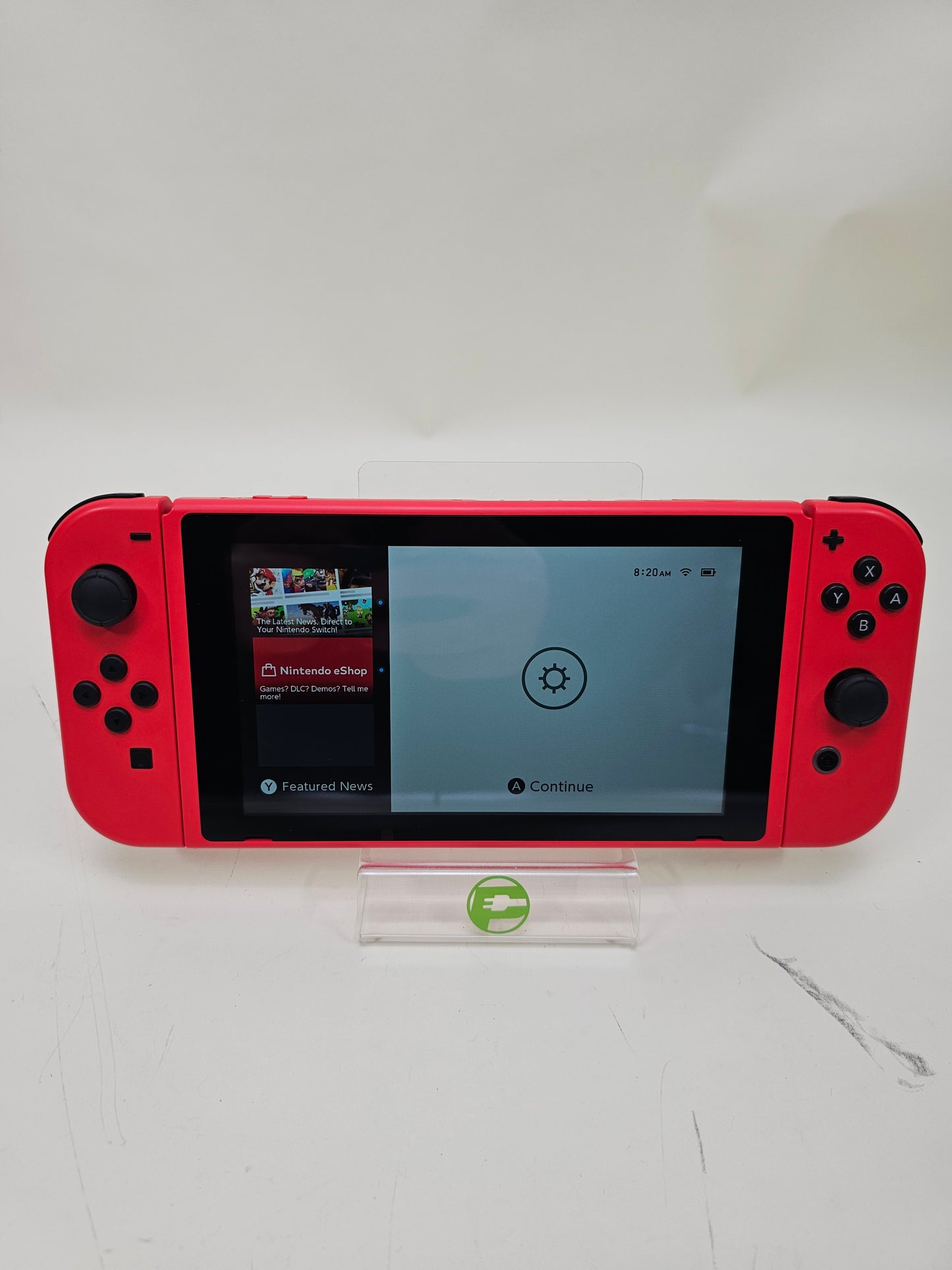 Nintendo Switch v2 Video Game Console HAC-001(-01)  Mario Red Edition