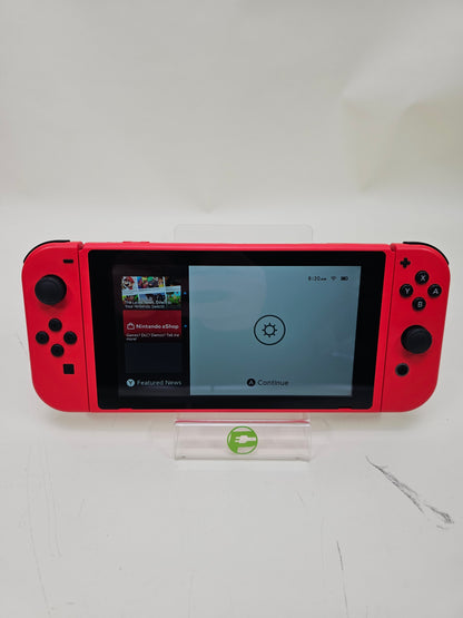 Nintendo Switch v2 Video Game Console HAC-001(-01)  Mario Red Edition