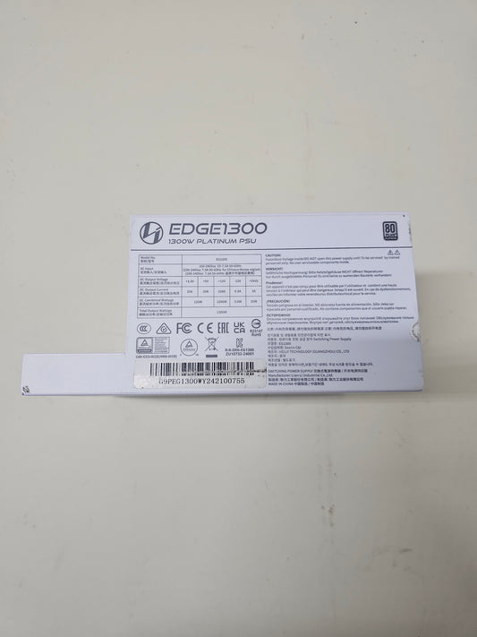 Lian Li Edge 1300 EG1300 80 Plus Platinum 1300W Fully Modular Power Supply