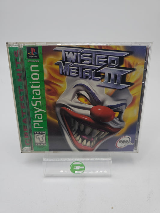 Twisted Metal 3 [Greatest Hits] (Sony PlayStation 1 PS1, 1998)