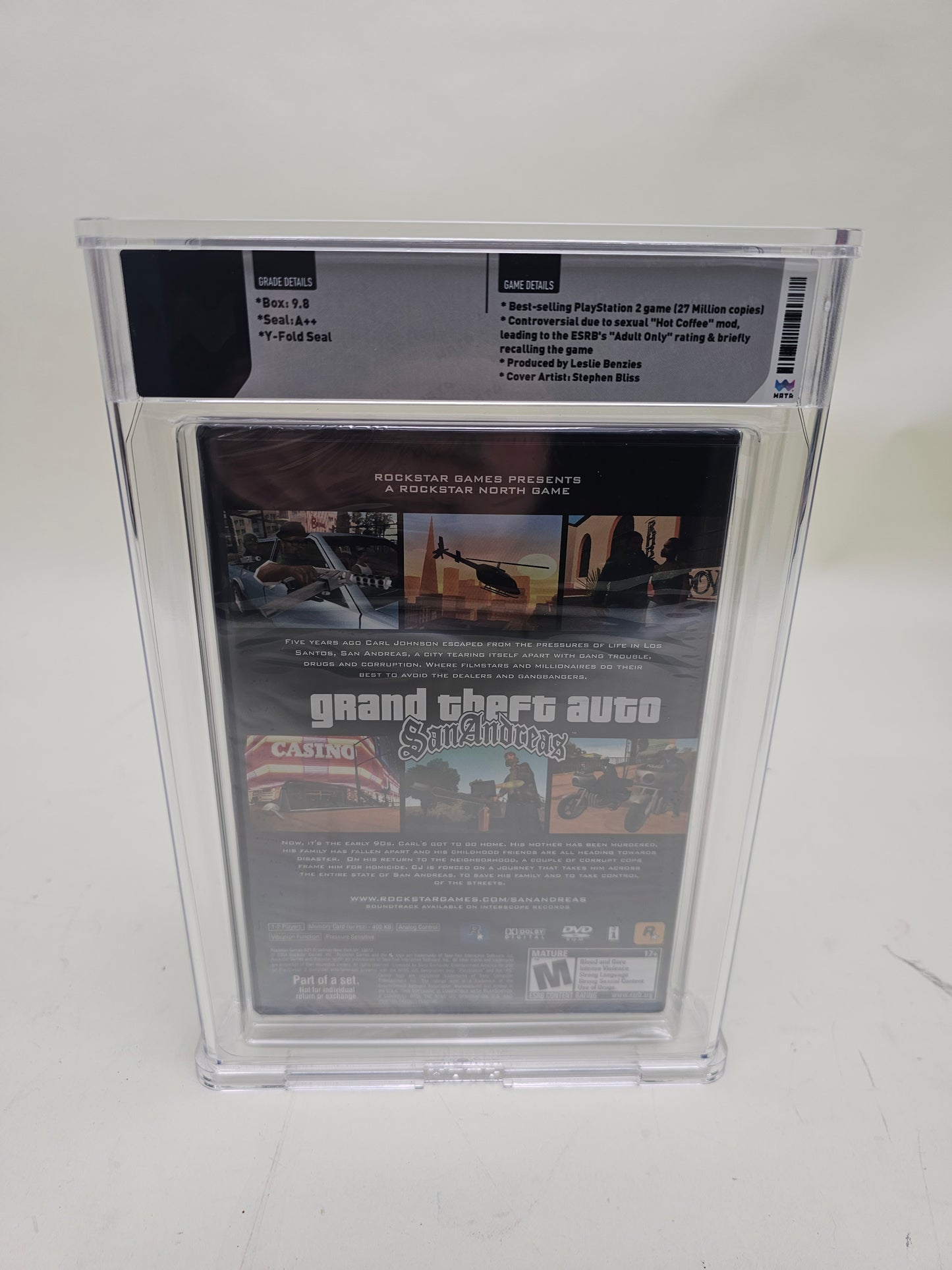 New Grand Theft Auto San Andreas (Sony PlayStation 2 PS2, 2004) Wata 10 A++