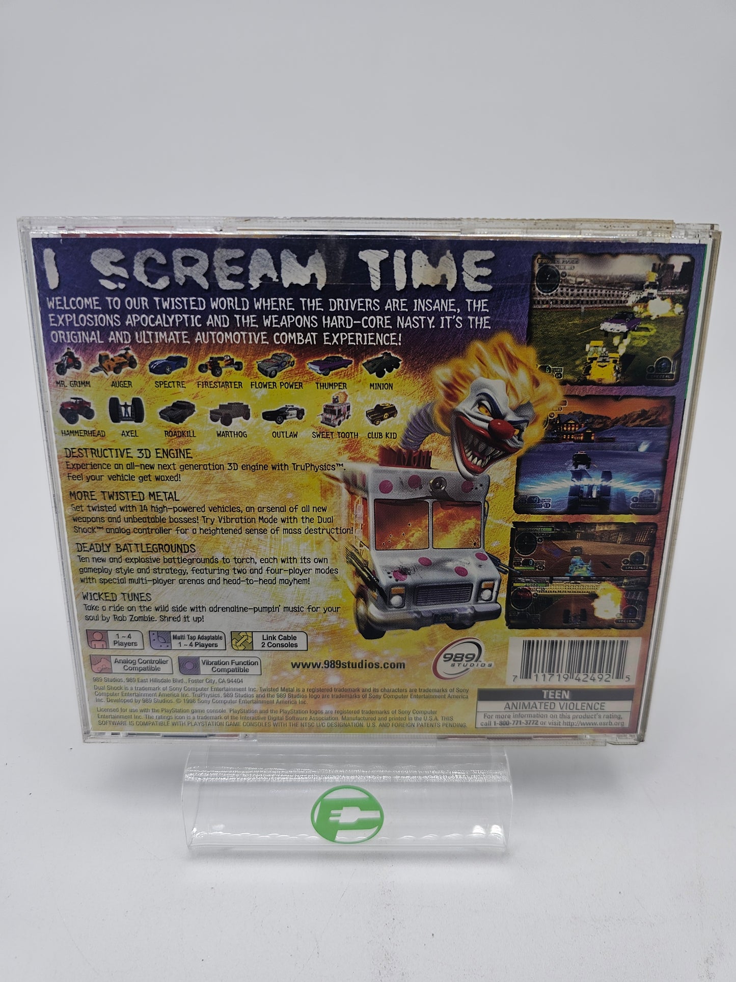 Twisted Metal 3 [Greatest Hits] (Sony PlayStation 1 PS1, 1998)
