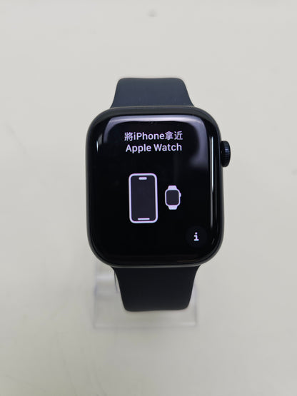 Unlocked Apple Watch Series 9 45MM Midnight Aluminum Black Sport Band A2964