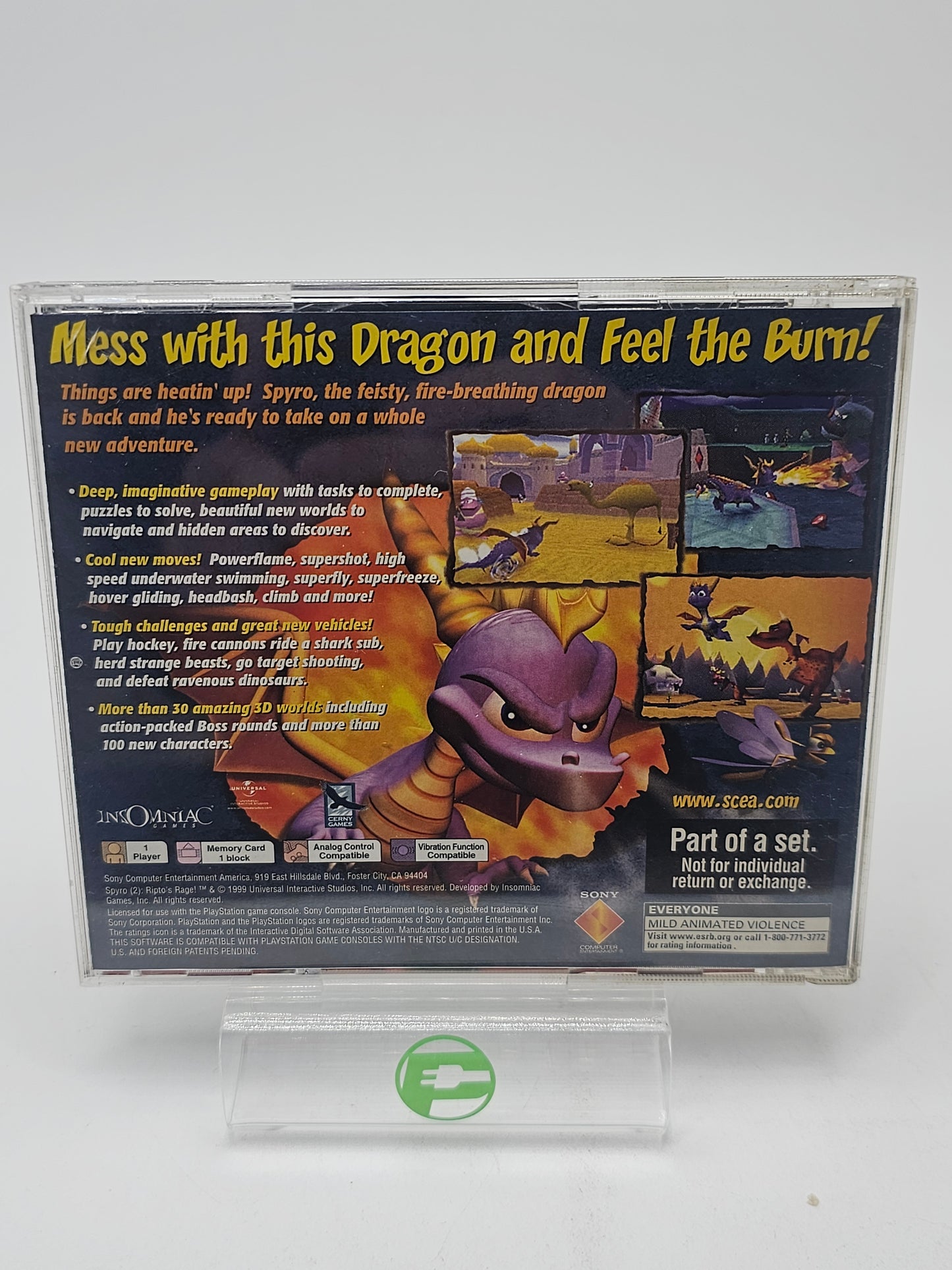 Spyro Ripto's Rage [Collector's Edition] (Sony PlayStation 1 PS1, 2002)