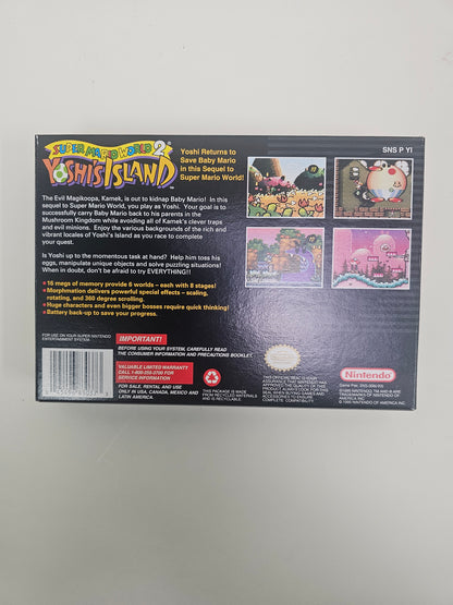Super Mario World 2 Yoshi's Island (Super Nintendo SNES, 1995)
