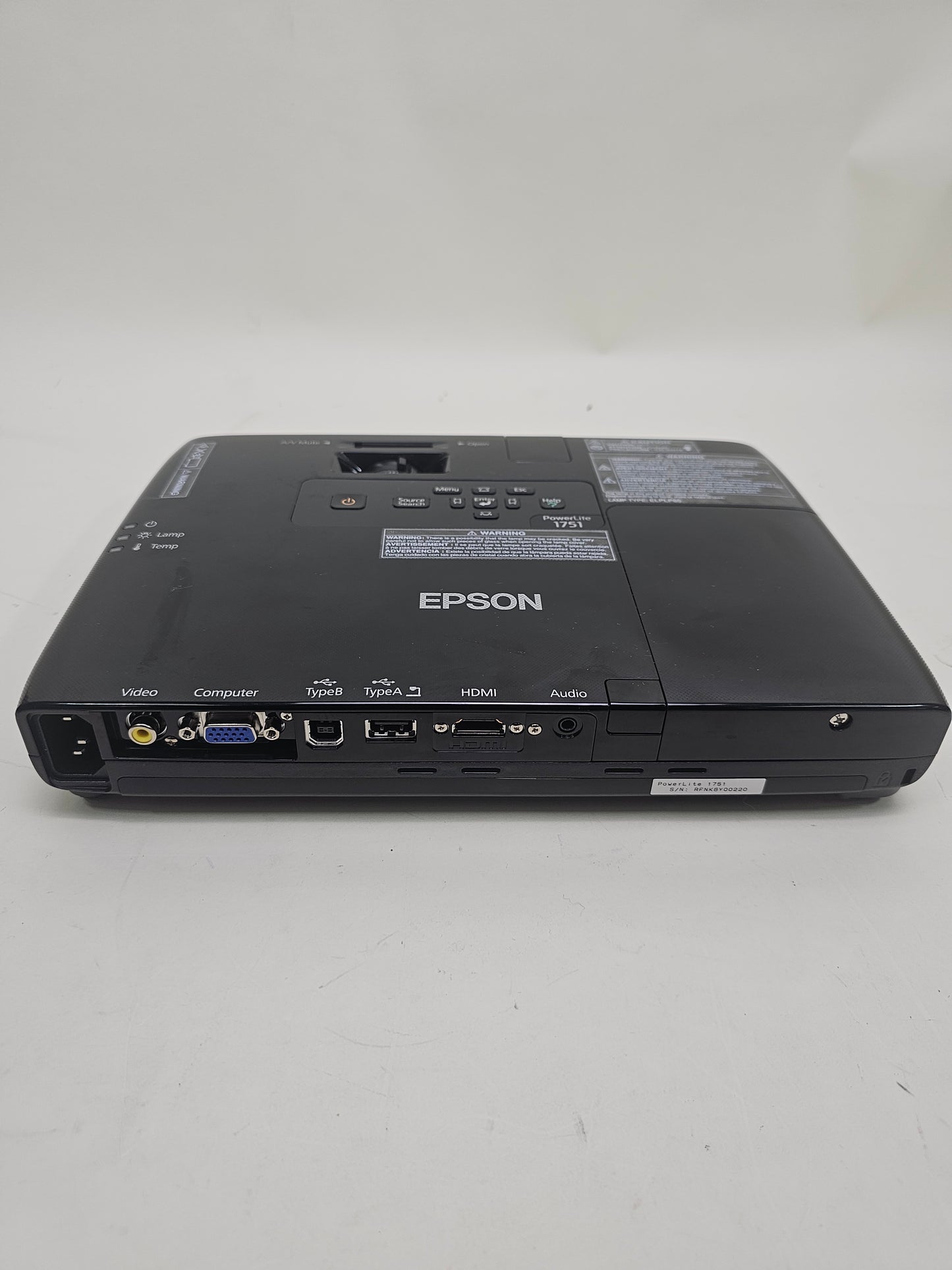 Epson PowerLite 1751 Projector H479A
