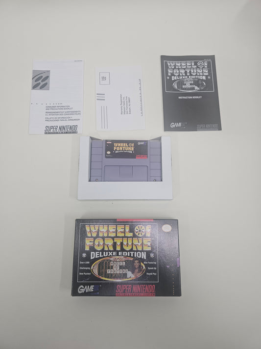 Wheel of Fortune Deluxe Edition (Super Nintendo SNES, 1994)