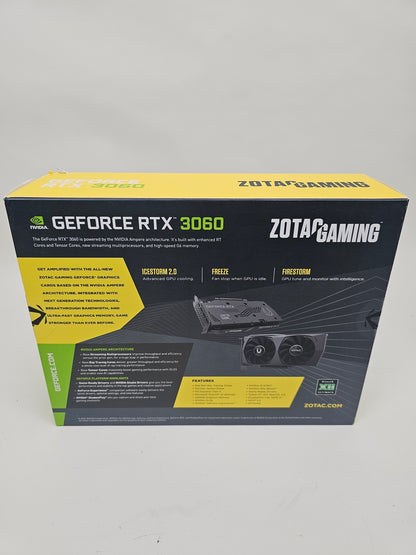 New Zotac GeForce RTX 3060 12GB GDDR6 Graphics Card