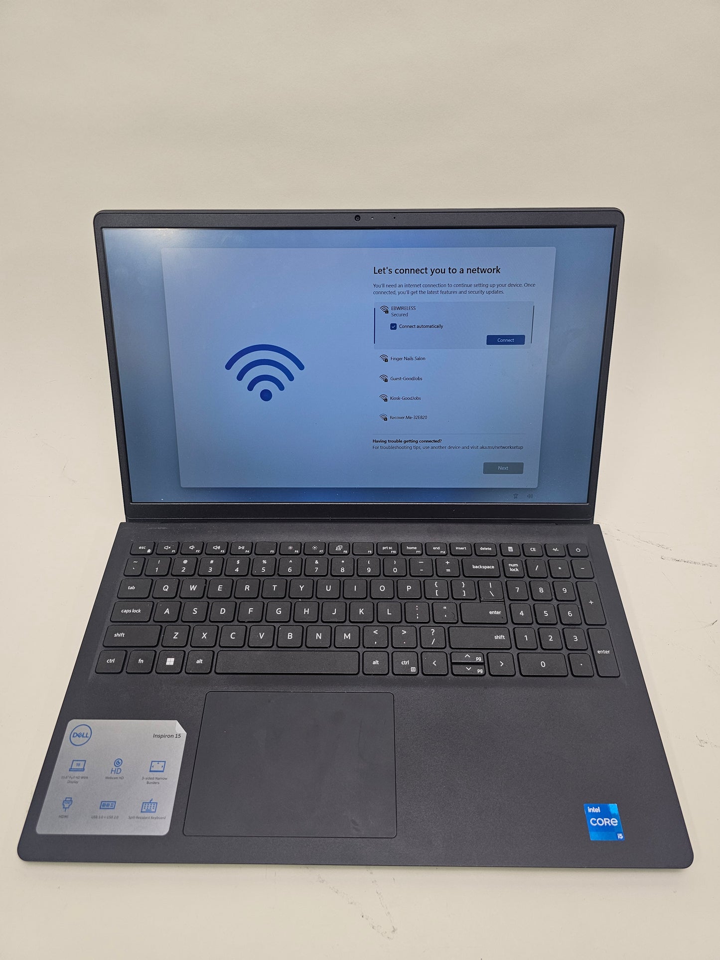 Dell Inspiron  15 3520 15.6" i5-1235U 1.3GHz 8GB RAM 512GB SSD