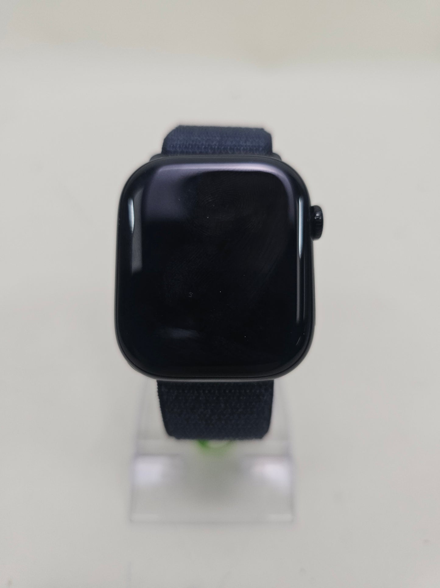 GPS Only Apple Watch Series 10 46MM Black Aluminum Midnight Nylon Band A2999