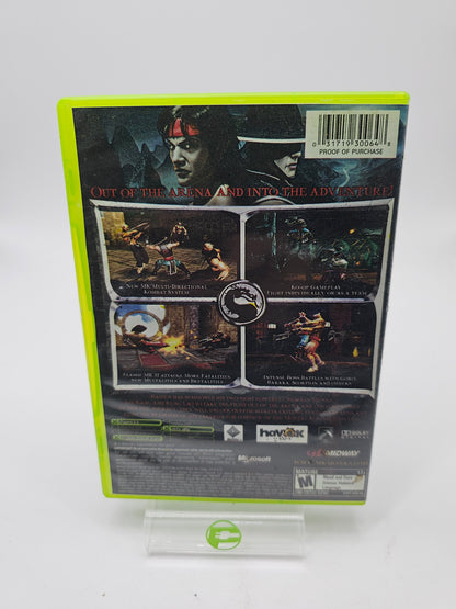 Mortal Kombat Shaolin Monks (Microsoft Xbox, 2005)
