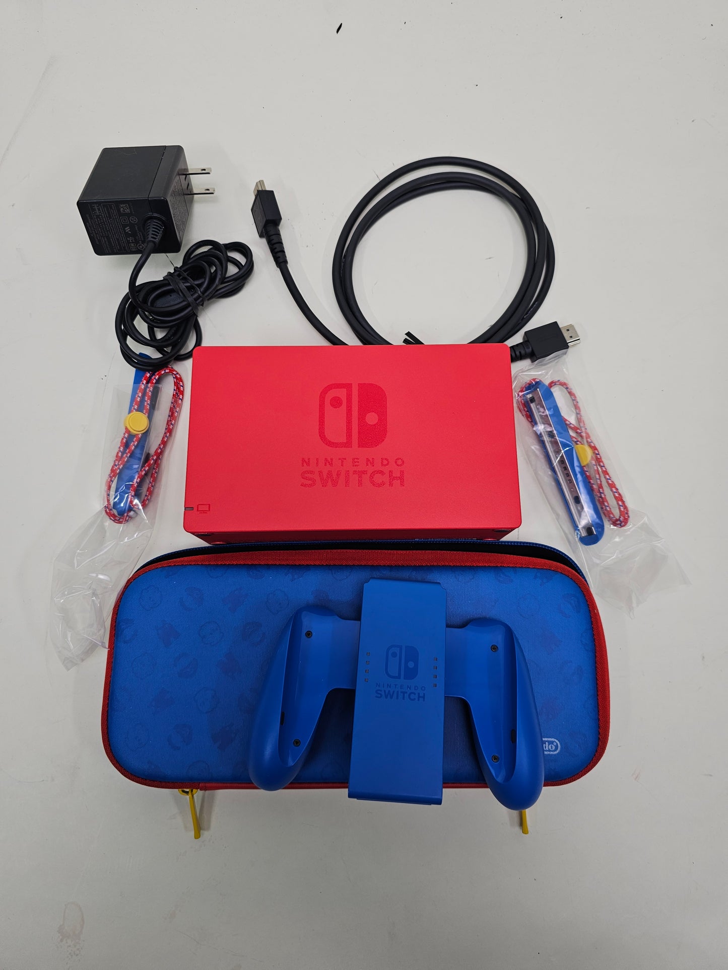 Nintendo Switch v2 Video Game Console HAC-001(-01)  Mario Red Edition