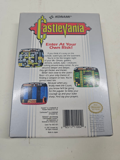 Castlevania  (Nintendo NES,  1987) CIB