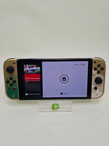 Nintendo Switch OLED Game Console Legend of Zelda Tears of the Kingdom Edition READ