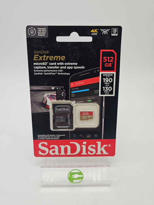 New SanDisk Extreme 512gb Micro SD Card