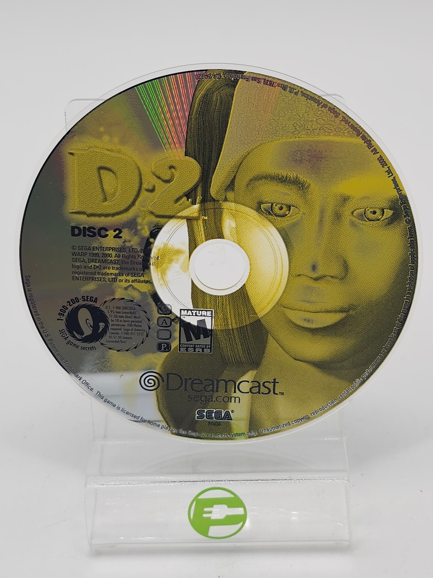 D2 Disc Only (Sega Dreamcast, 2000)