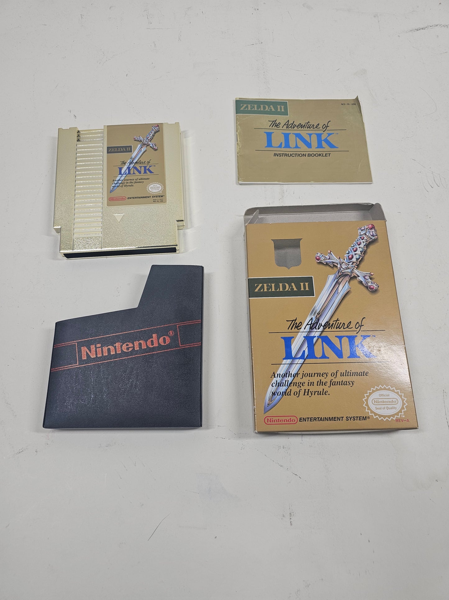 Zelda II The Adventure of Link (Nintendo NES,  1988) CIB