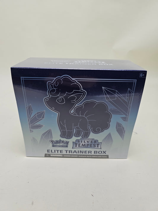 New Pokémon TCG Pokémon TCG Sword & Shield - Silver Tempest Elite Trainer Box