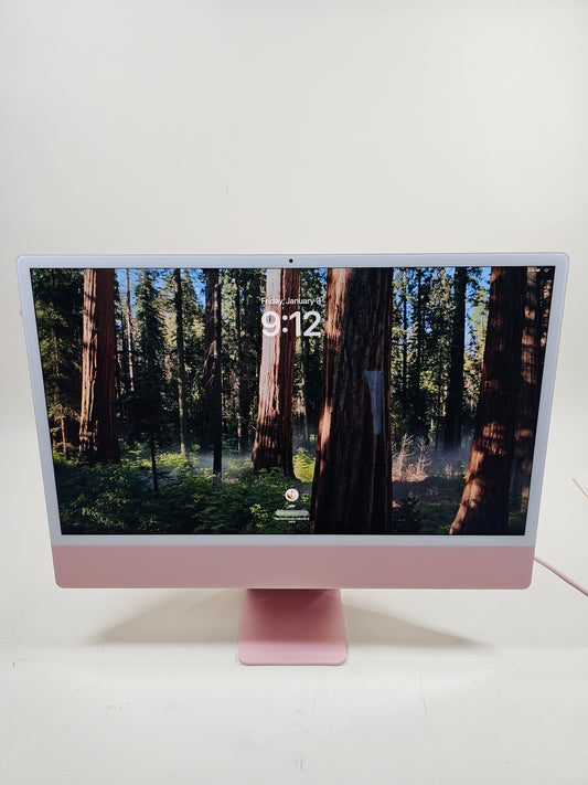 2021 Apple iMac 24" M1 3.2GHz 8GB RAM 256GB SSD Pink