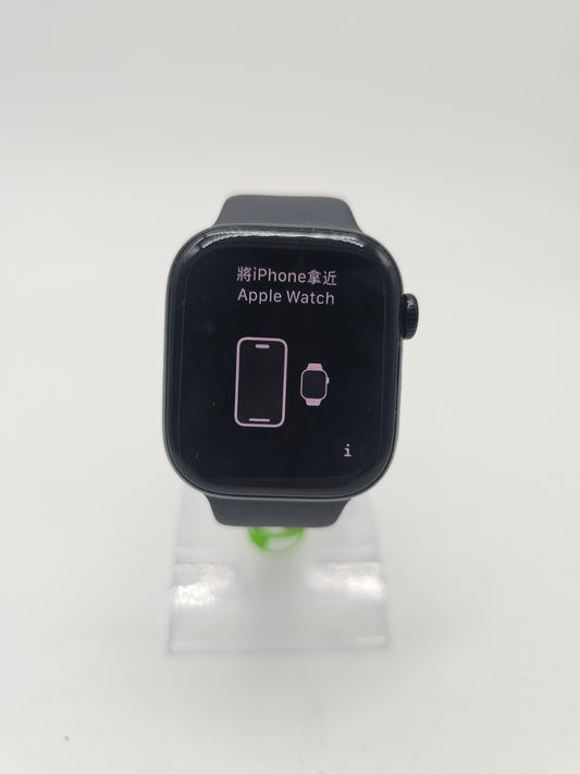 GPS Only Apple Watch Series 10 42MM Black Aluminum Black Sport Band